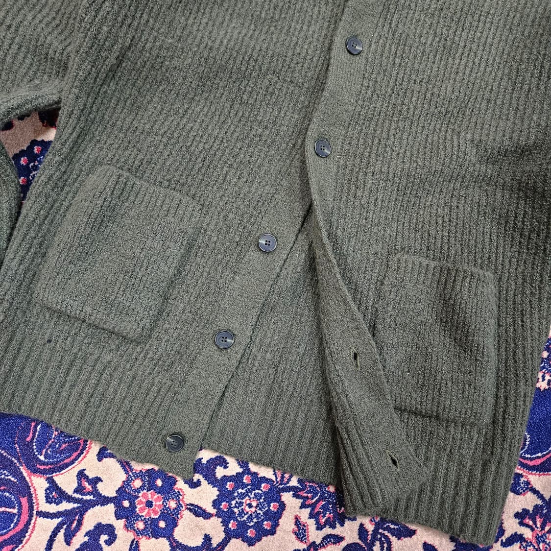 Blondnine 버튼 카라넥 니트 가디건 자켓 L size 상품이미지3