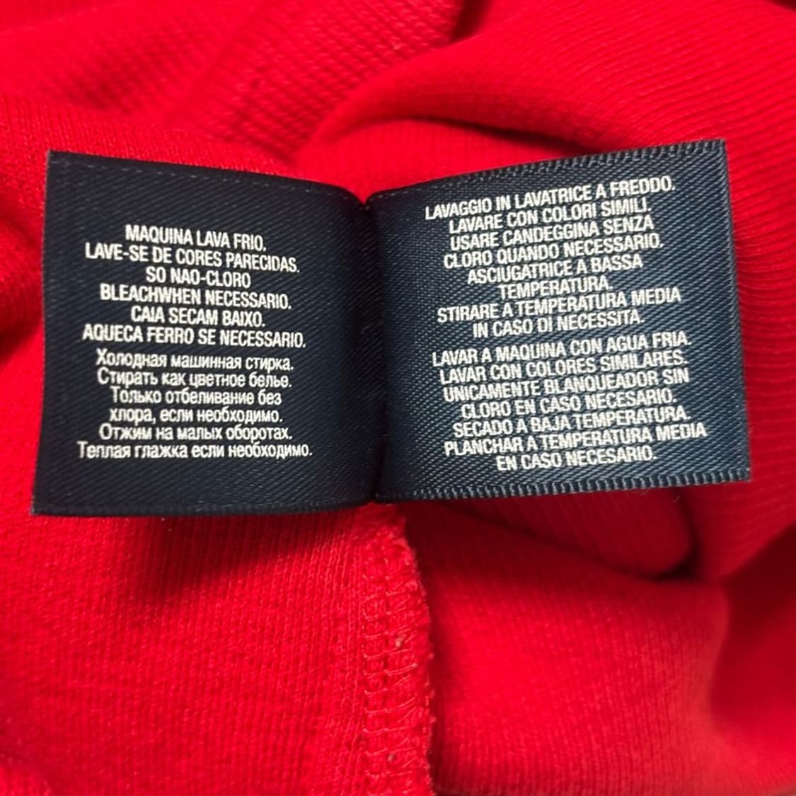 POLO RALPH LAUREN 빅포니 하프 집업 니트 레드 XL 상품이미지8