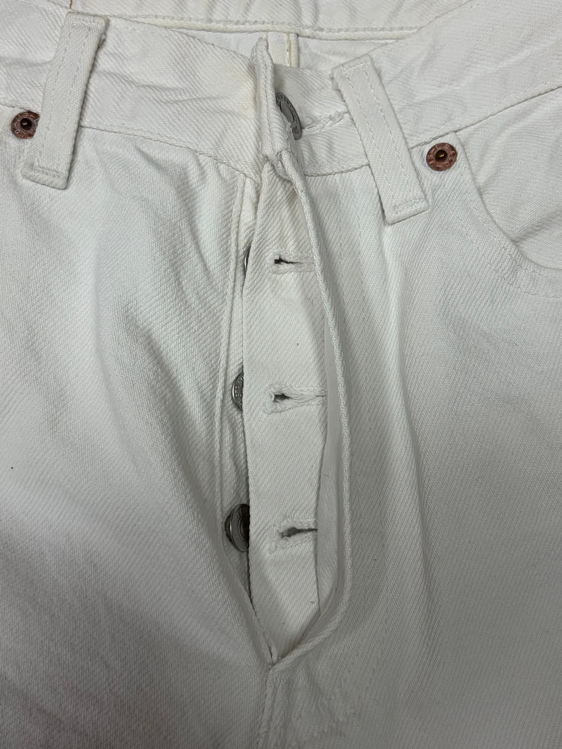 90s usa 리바이스 501 빈티지 화이트 [28] 상품이미지4