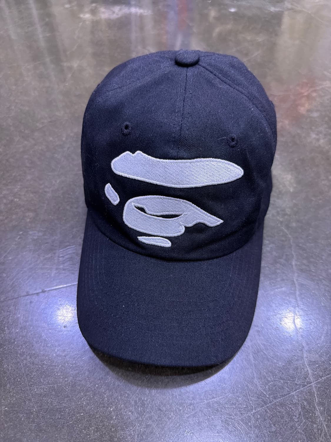 유인원 빅페이스 볼캡 모자 블랙 상품이미지2