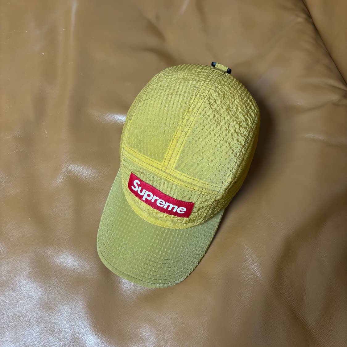 슈프림 캠프캡 모자 박스로고 시어서커 메쉬 탄 상품이미지5