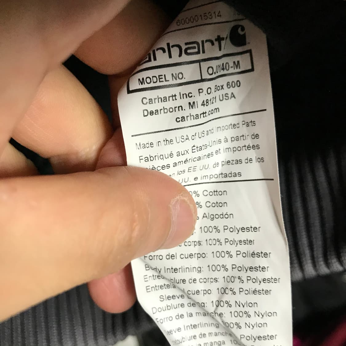 칼하트 엑티브 j40 상태 좋은 자켓점퍼 상품이미지5