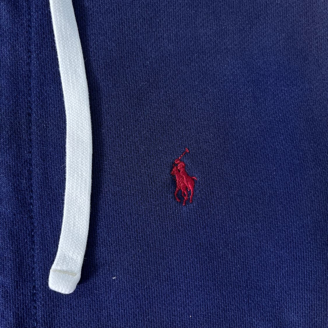 95 폴로랄프로렌 와플 블루 후드집업 상품이미지3