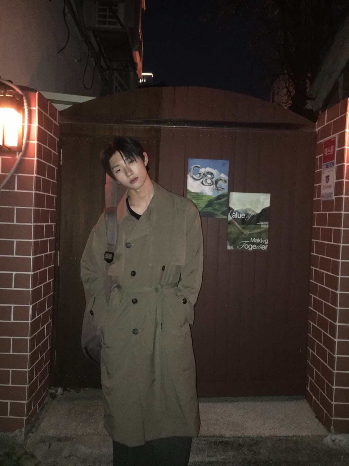 Beige trench coat 상품이미지2