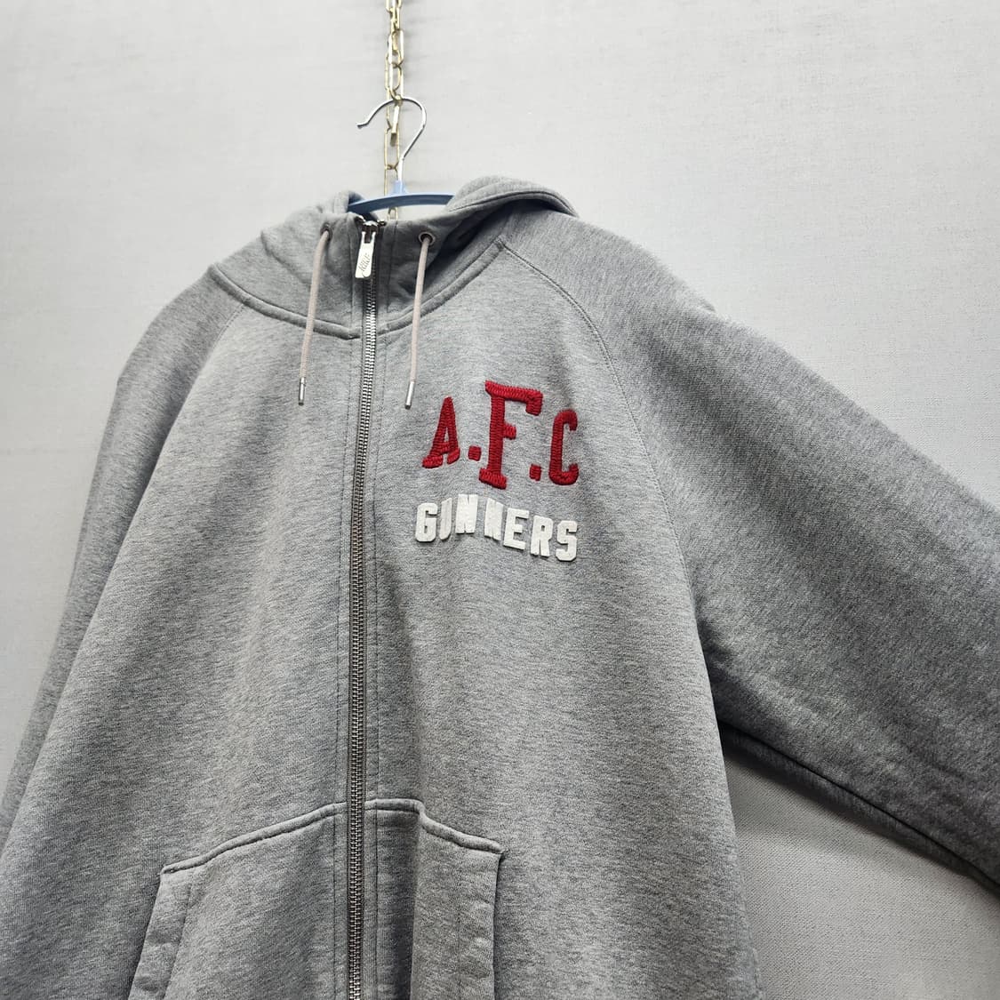 올드스쿨 나이키 AFC 자수 투웨이 후드집업 XL 상품이미지2