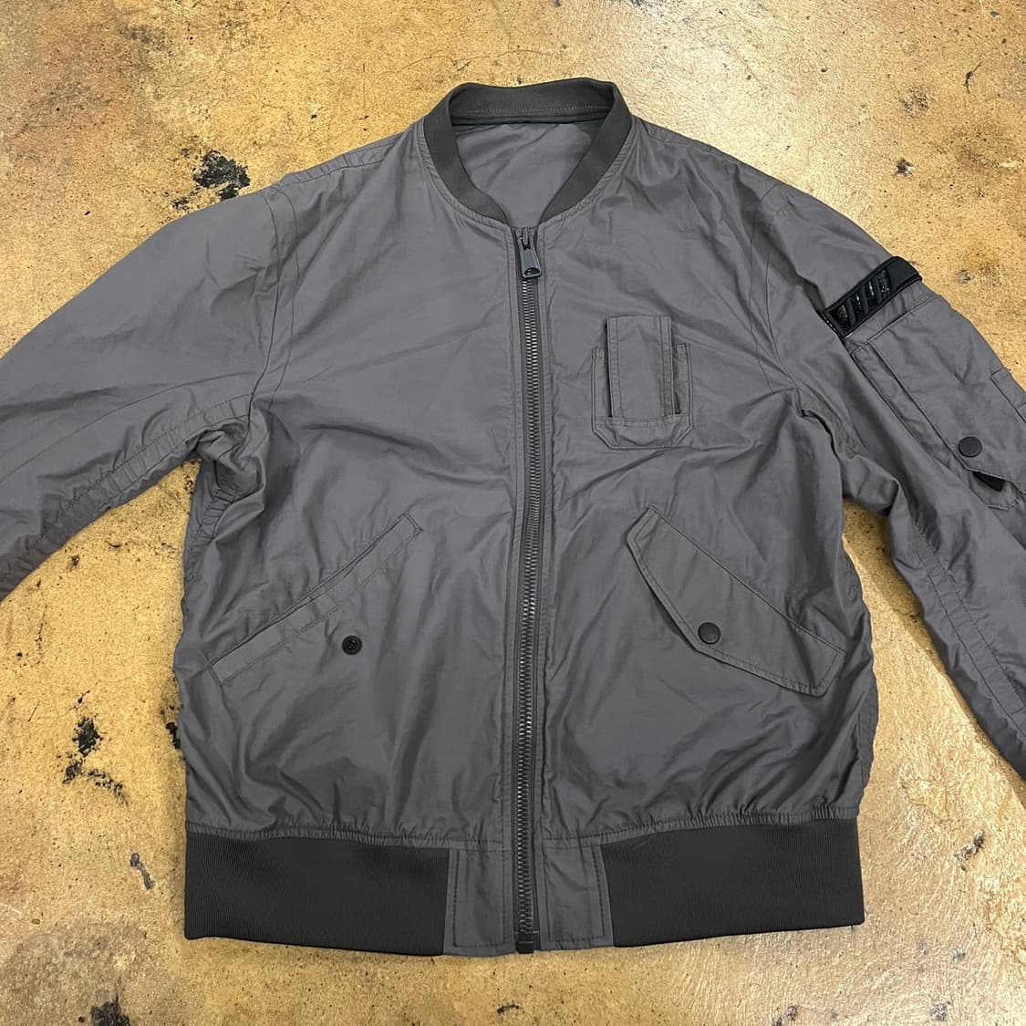 [정품] sieg 지이크 그레이 회색 봄버 자켓 b10 상품이미지3