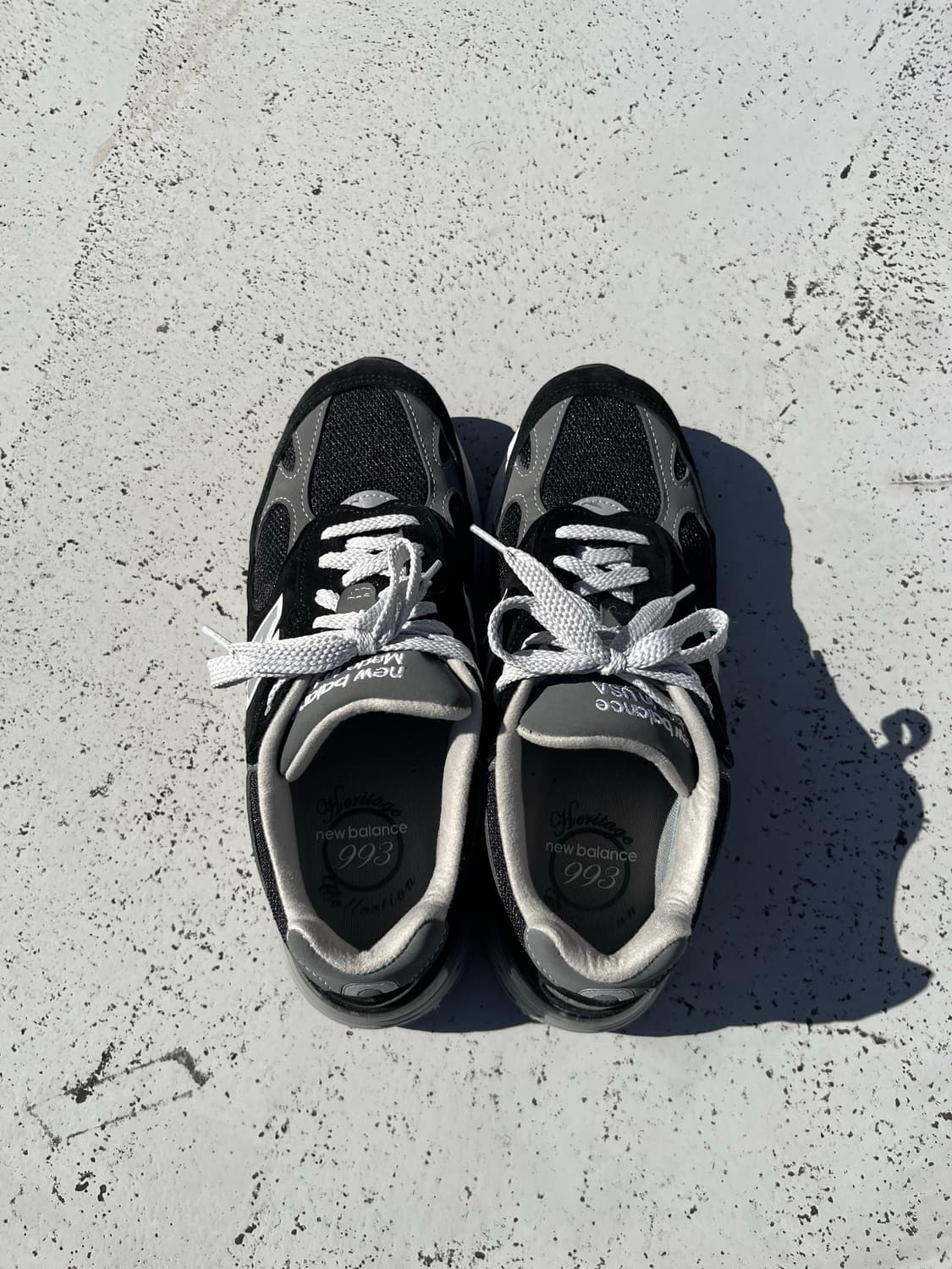 (265) 뉴발란스 993 블랙 상품이미지4