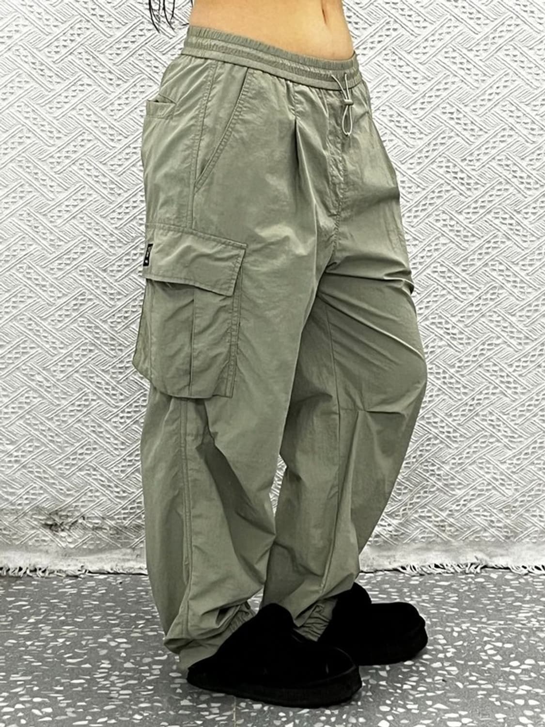 새드스마일 스트릿 밀리터리 피스타치오그린 카고팬츠 S C10883 상품이미지1