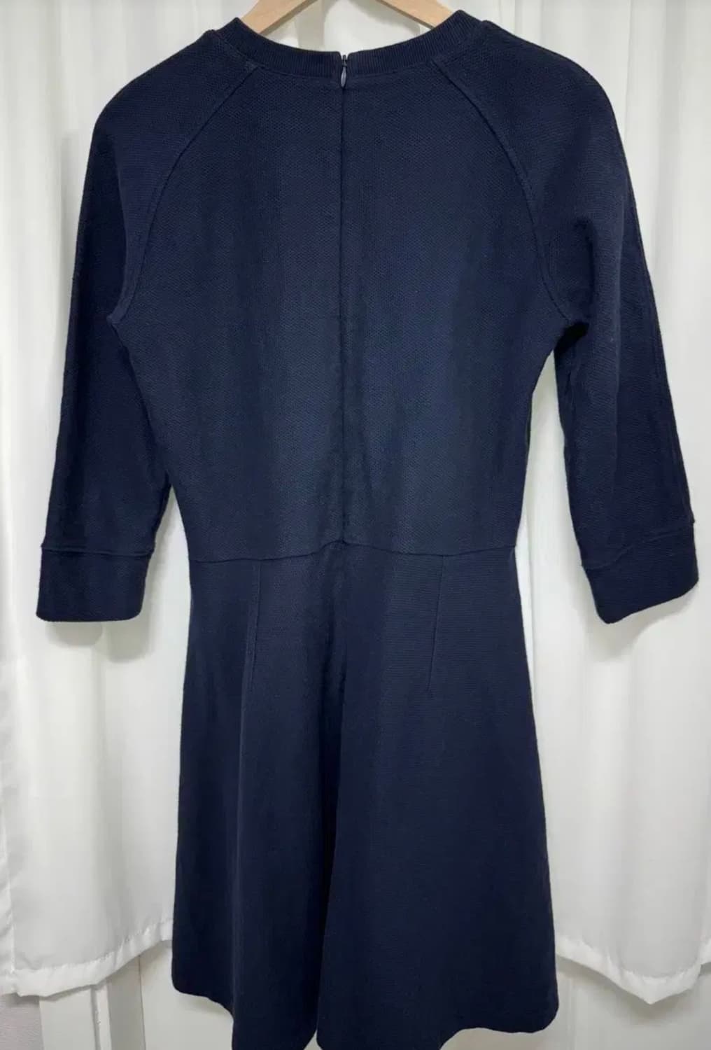 라코스테 허니콤 에이라인 칠부 원피스 상품이미지3