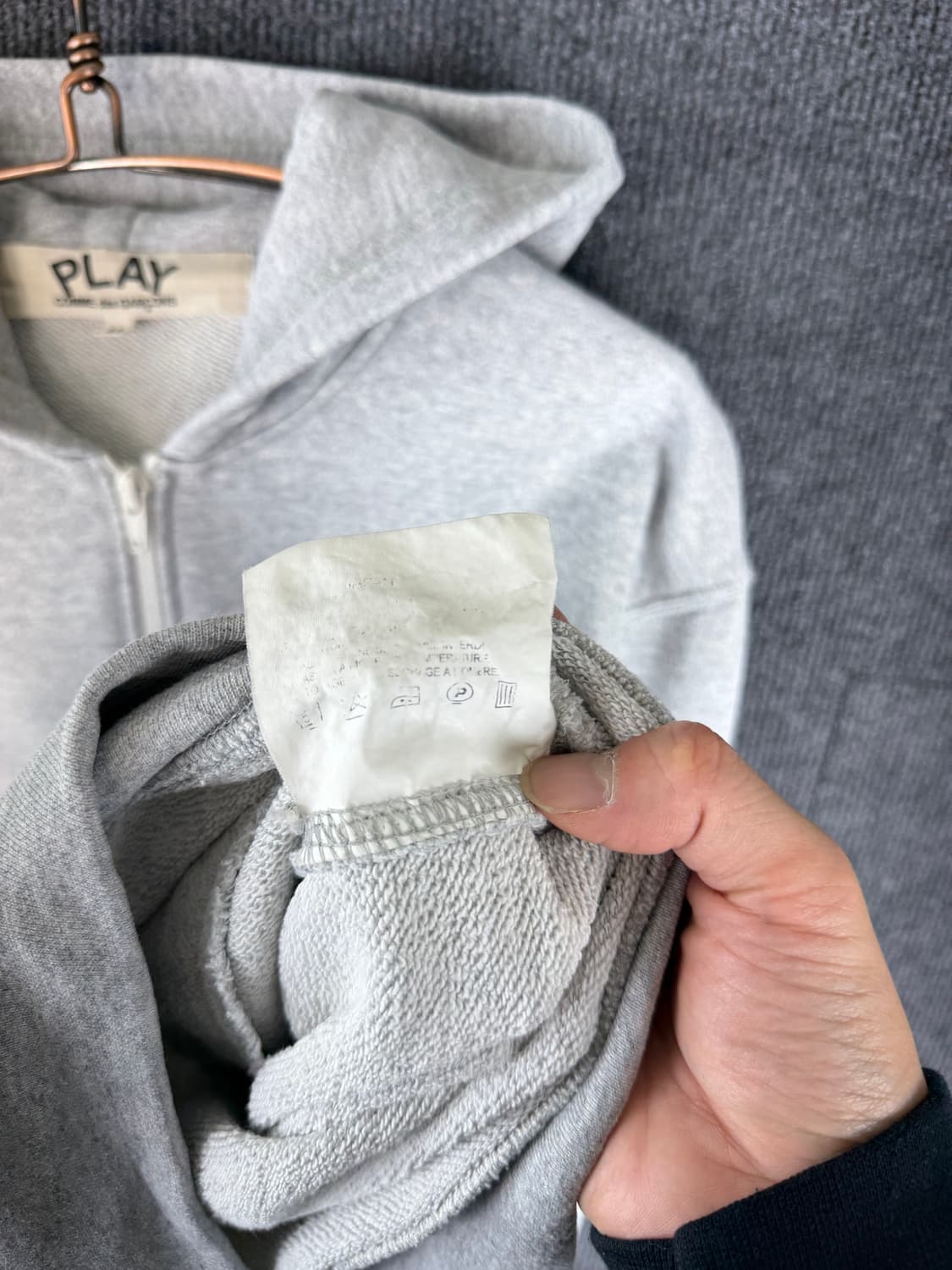 꼼데가르송 플레이 하트와펜 후드집업 상품이미지6