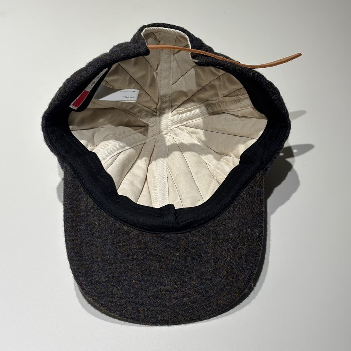 나인테일러 울 레더 퀼트 캡 상품이미지6