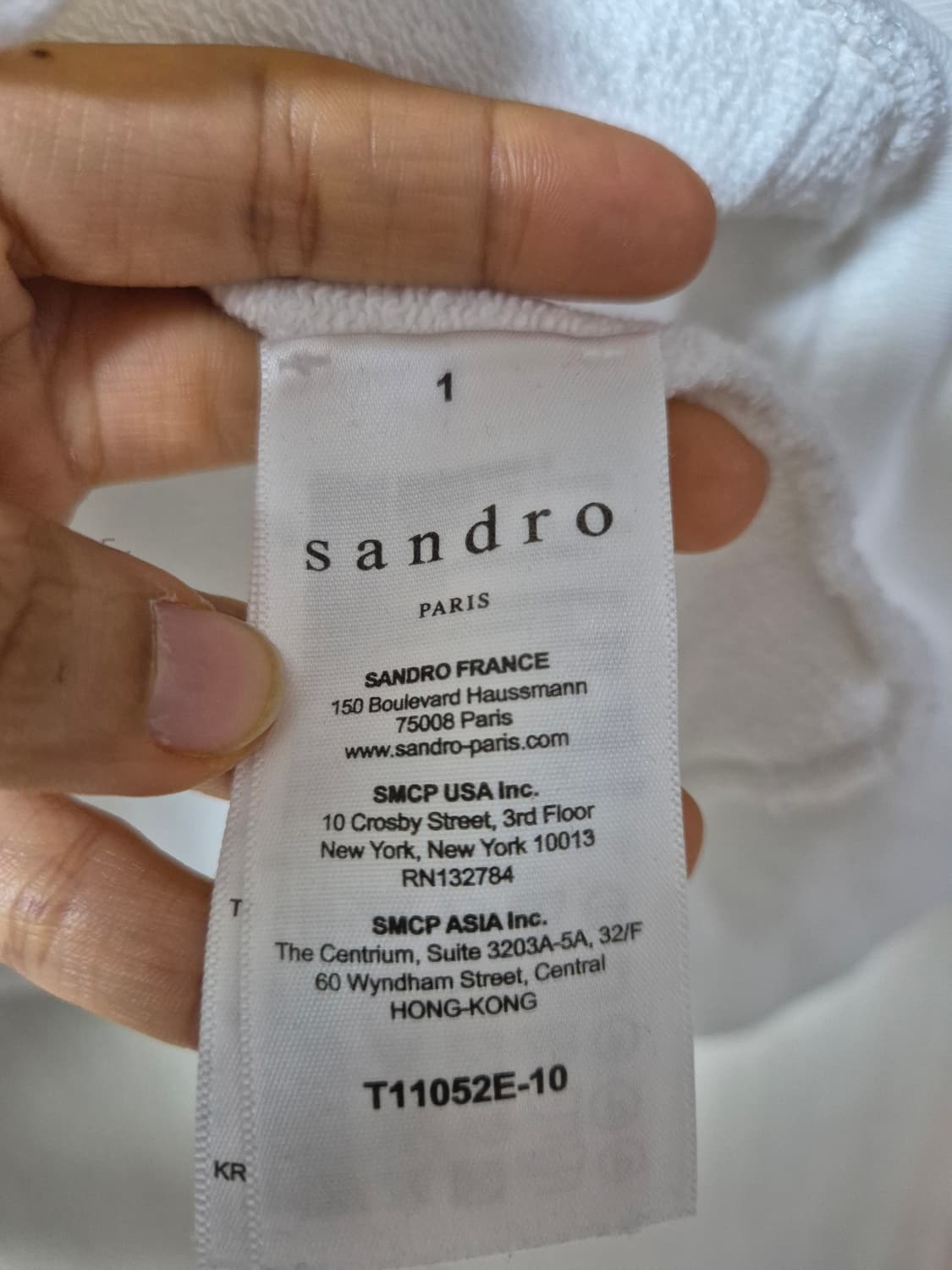 (정품) 산드로 해프닝 후드 맨투맨 3사이즈 상품이미지7