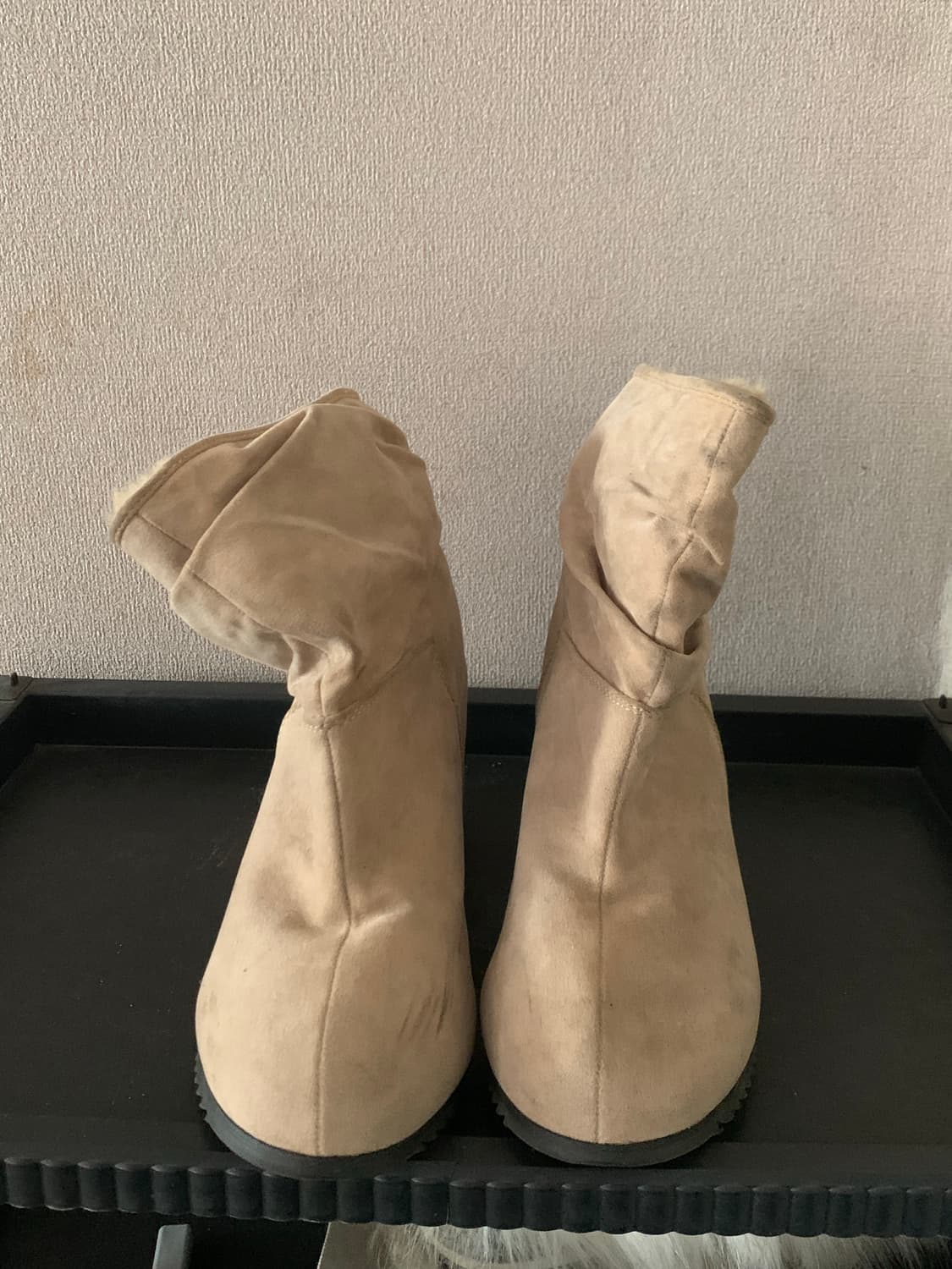 빈티지 스웨이드 웨지힐 240 상품이미지2