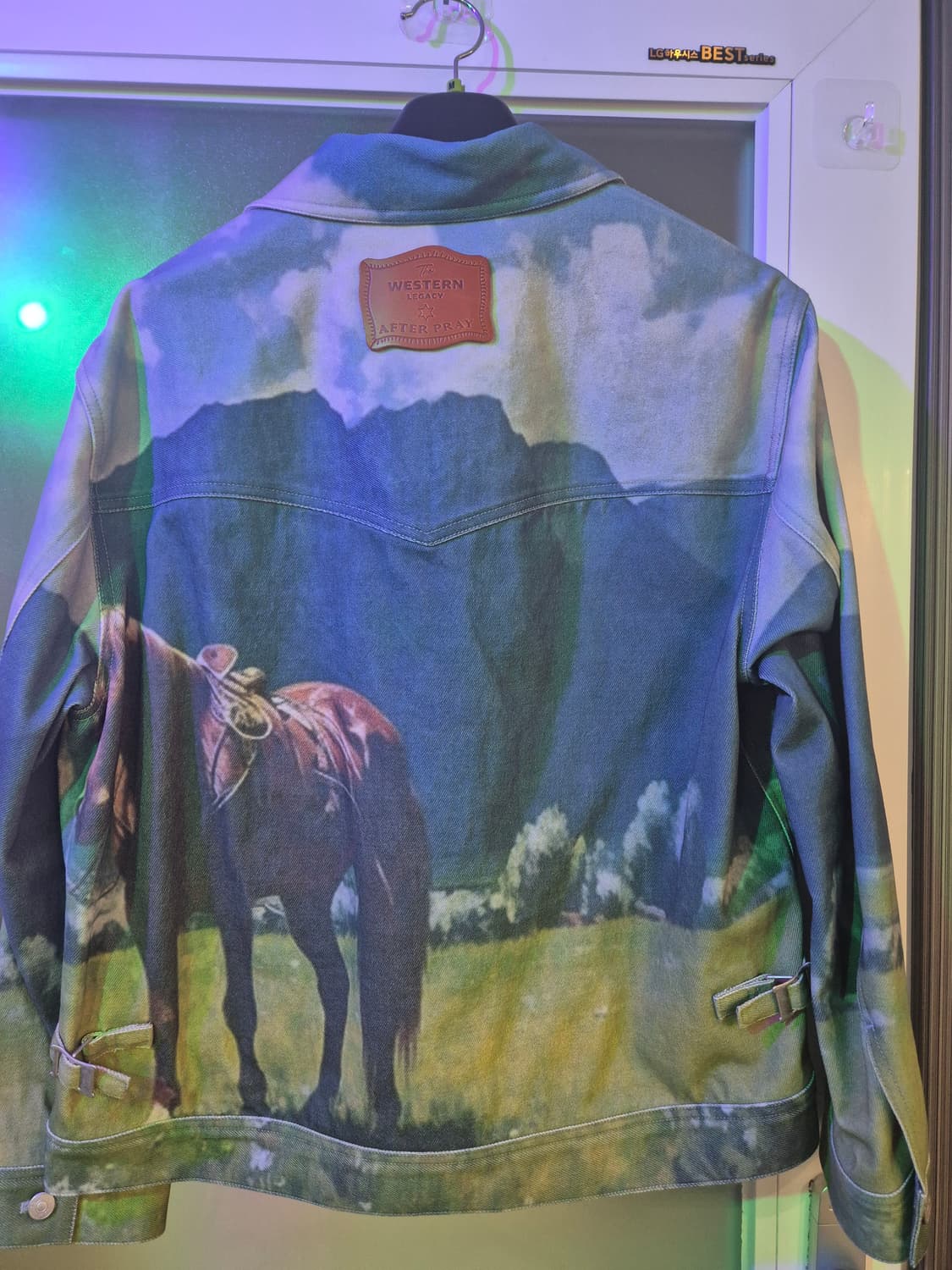 애프터프레이 카우보이 프린티드 트러커 자켓 상품이미지2