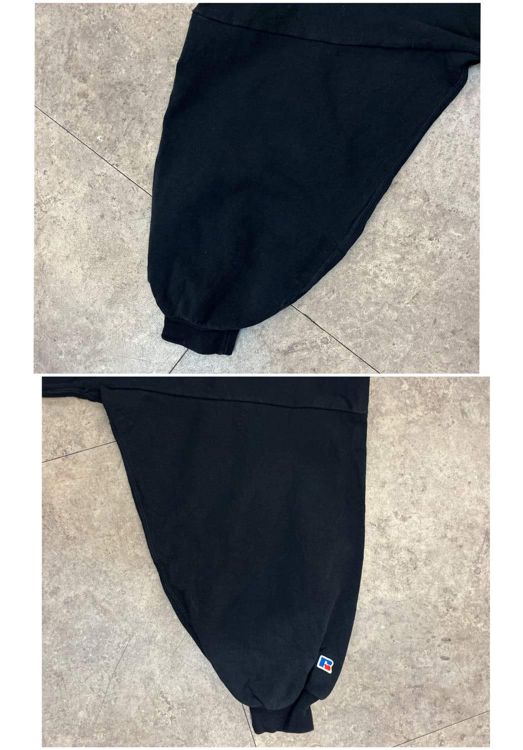 러셀 USA 후드집업 블랙 M #csz2667 상품이미지6