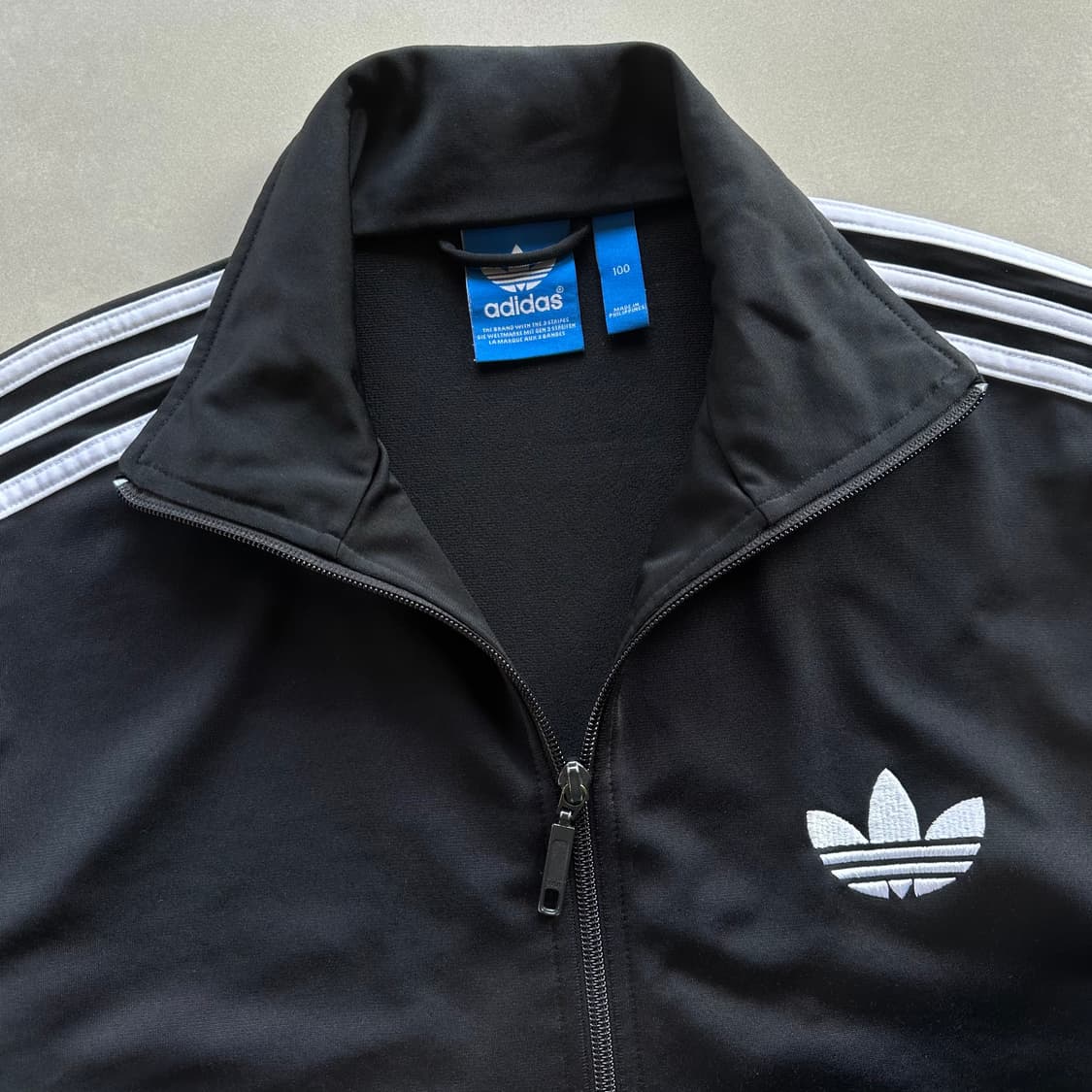 [L]아디다스 구형 파이어버드 블랙 트랙탑 져지 상품이미지5