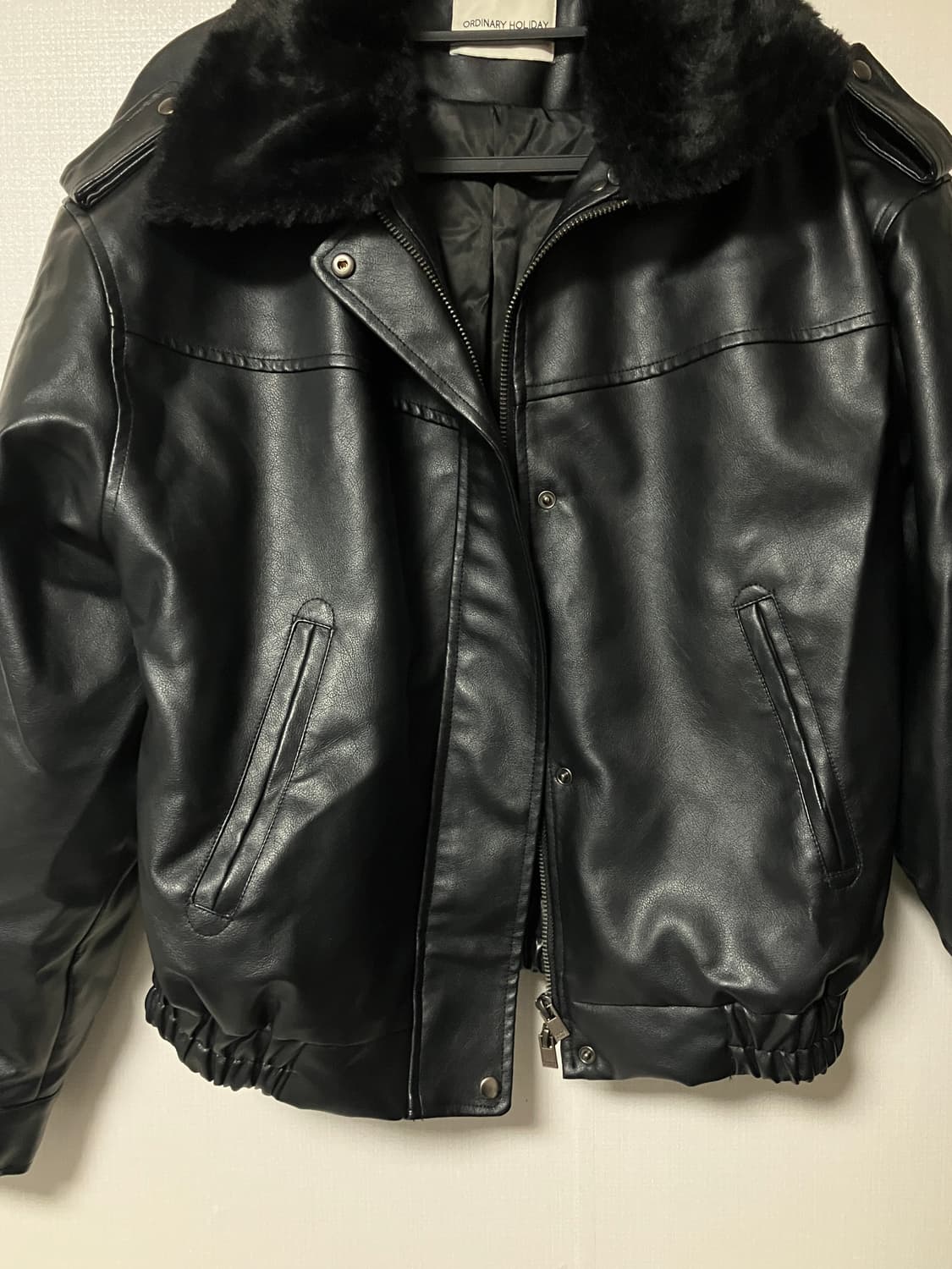 오디너리 홀리데이 가죽자켓 가죽집업 상품이미지4