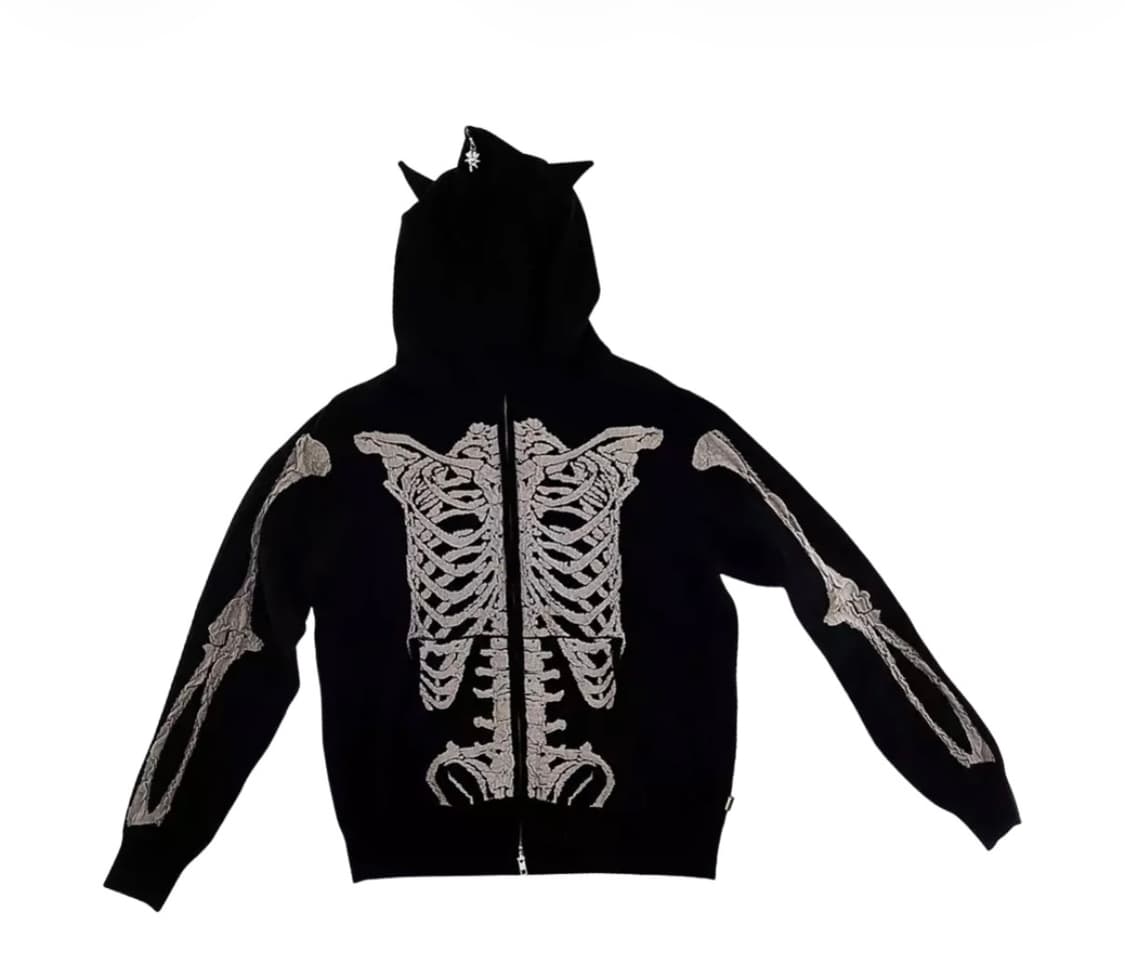 헤븐 바이 마크제이콥스 스켈레톤 니트 후드 (리쿠 착용 모델) 상품이미지1