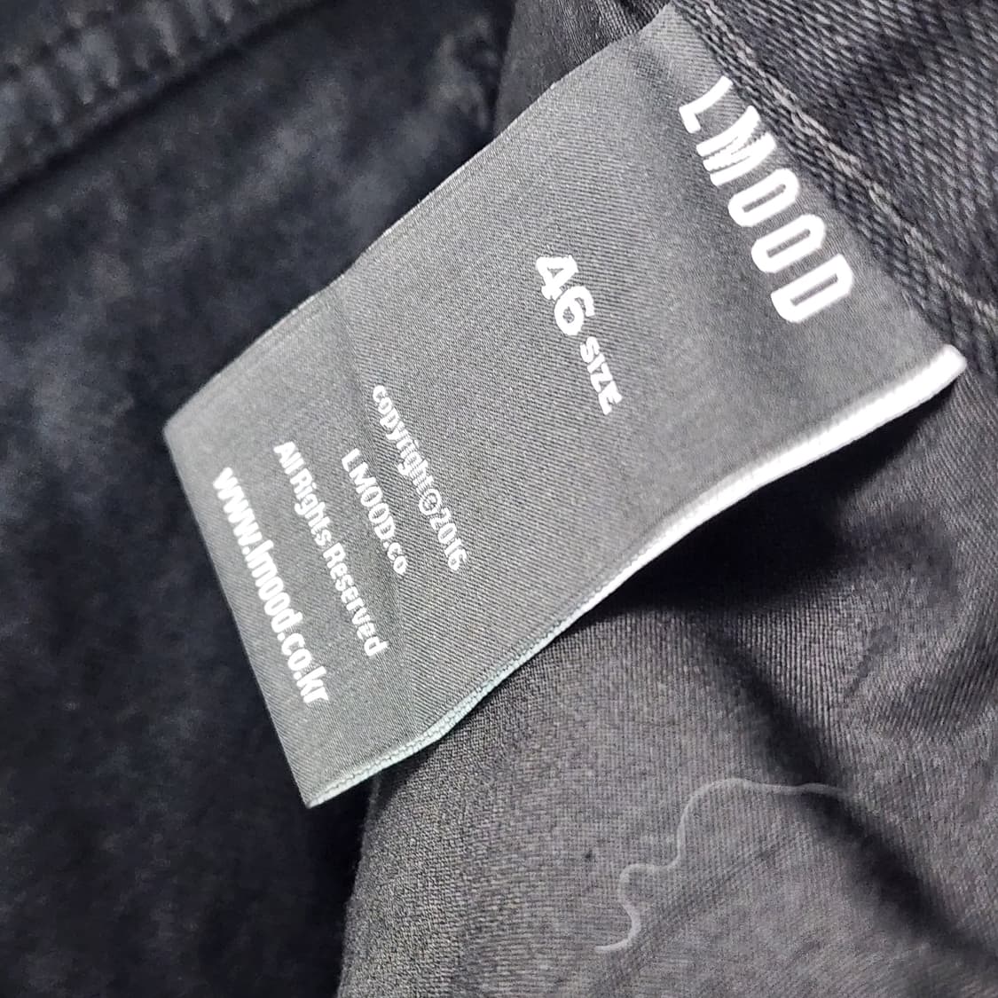 [46] LMOOD 엘무드 블랙 데님 청바지 상품이미지9