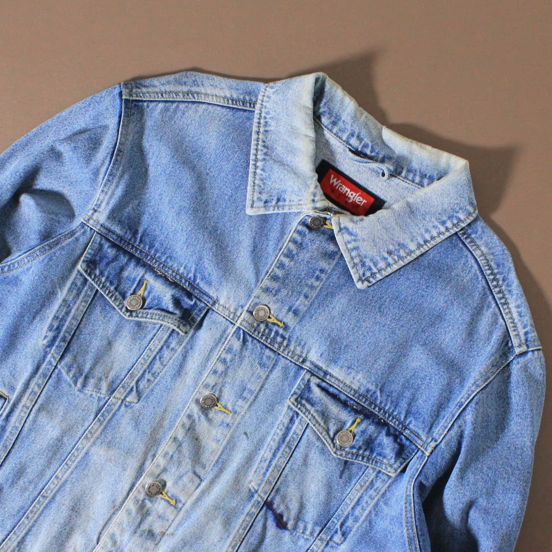 90s Wrangler 랭글러 HERO 워싱 데님 자켓 L008 상품이미지3