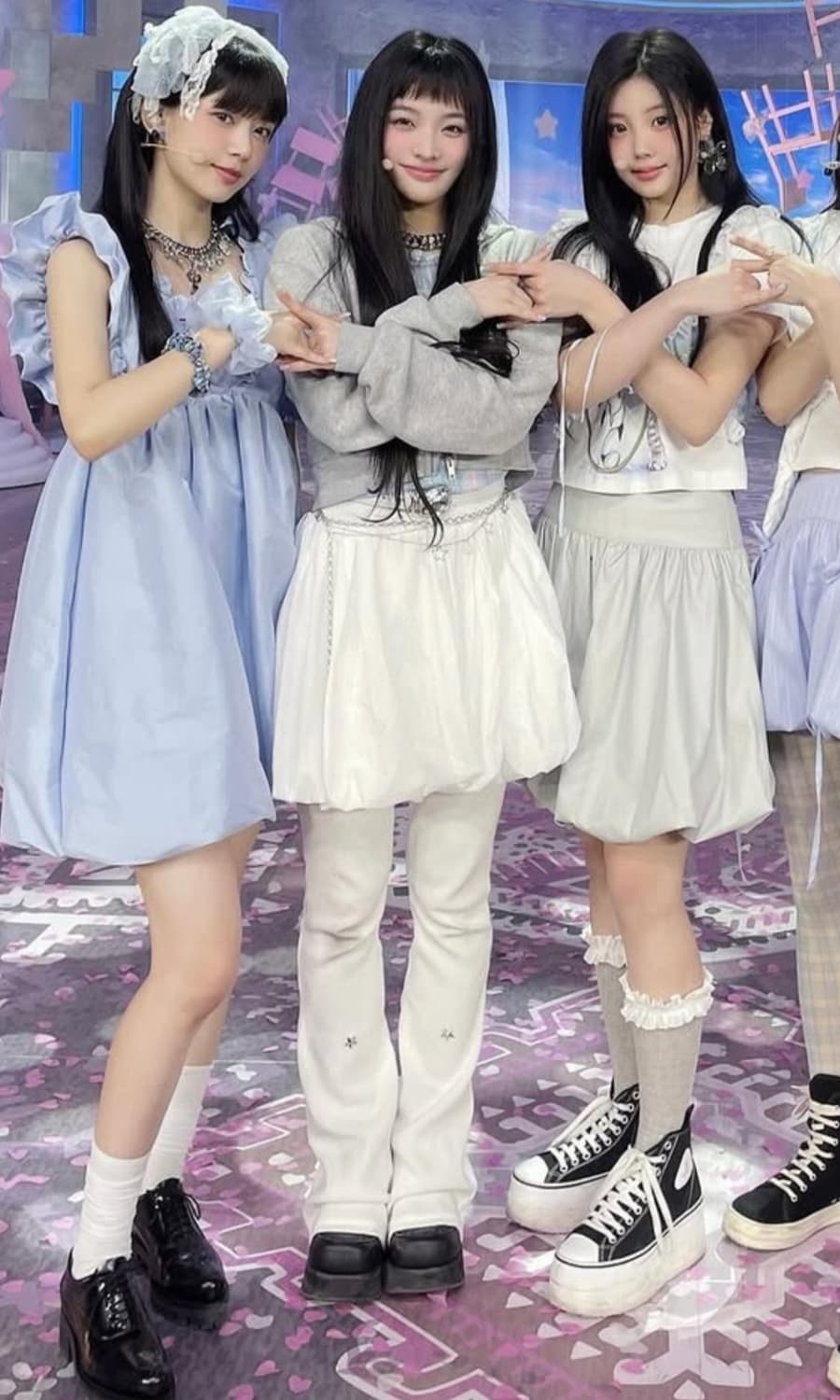 온스카 Star stud waffle leggings 아일릿 이로하 착용 상품이미지5