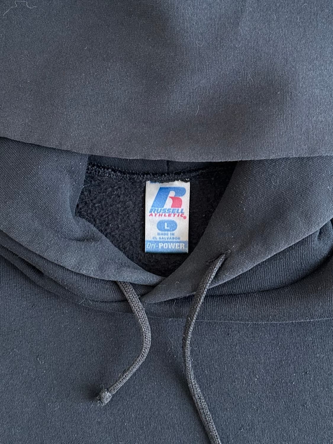 빈티지 러셀 후드 블랙 L 상품이미지6