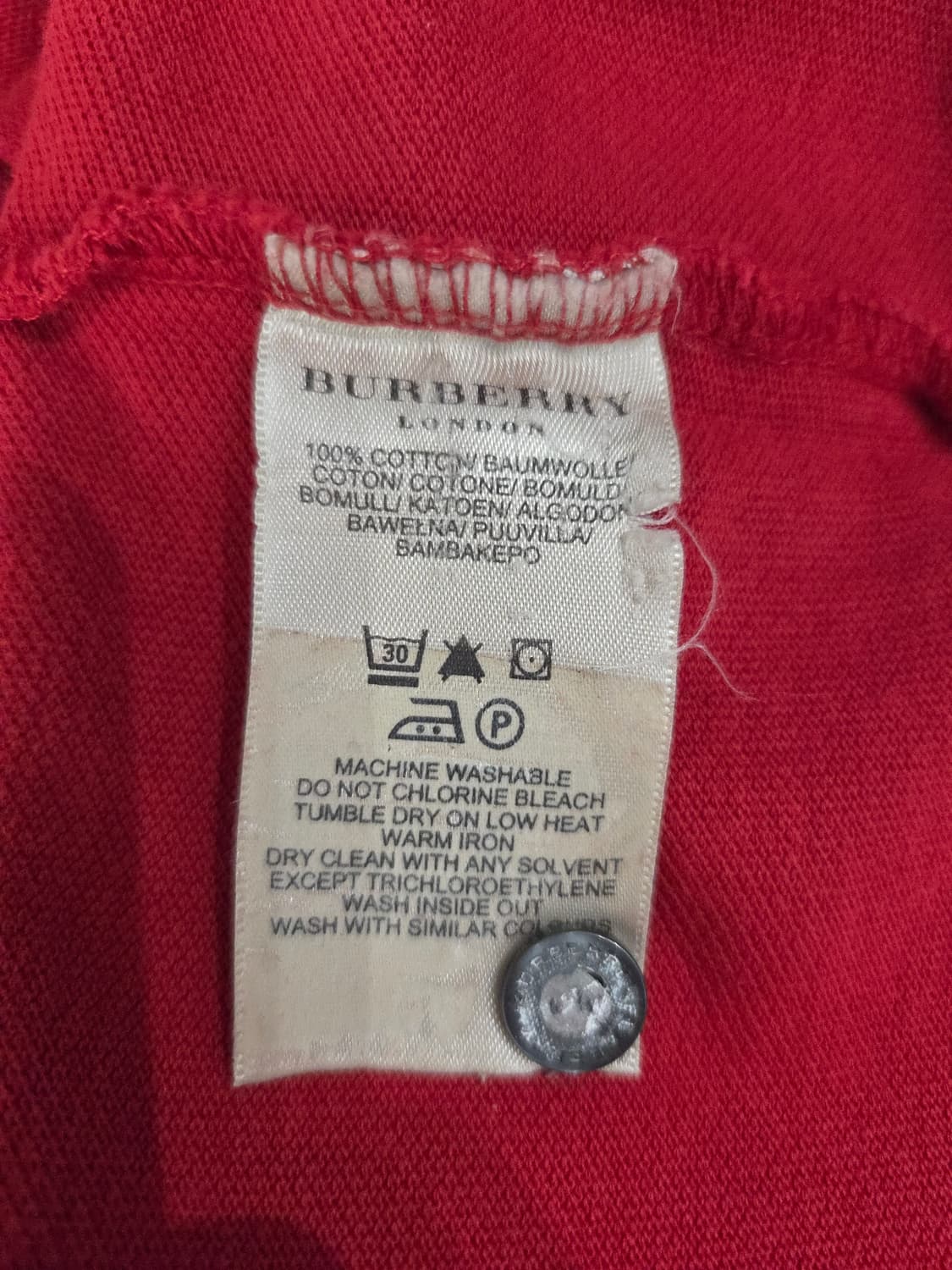 버버리 런던 슬림핏 PK 반팔 카라티 상품이미지8