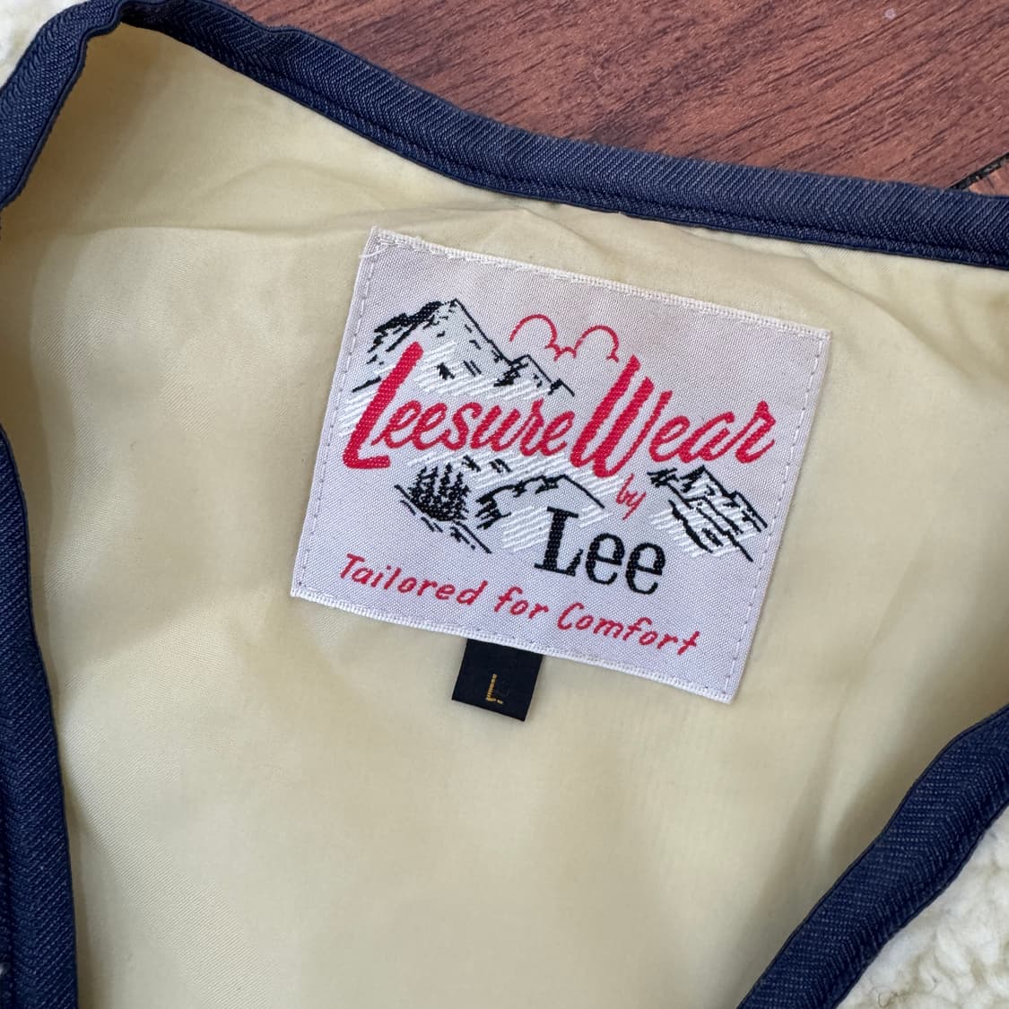 L 재팬 Lee 양털 플리스 베스트 조끼  상품이미지5