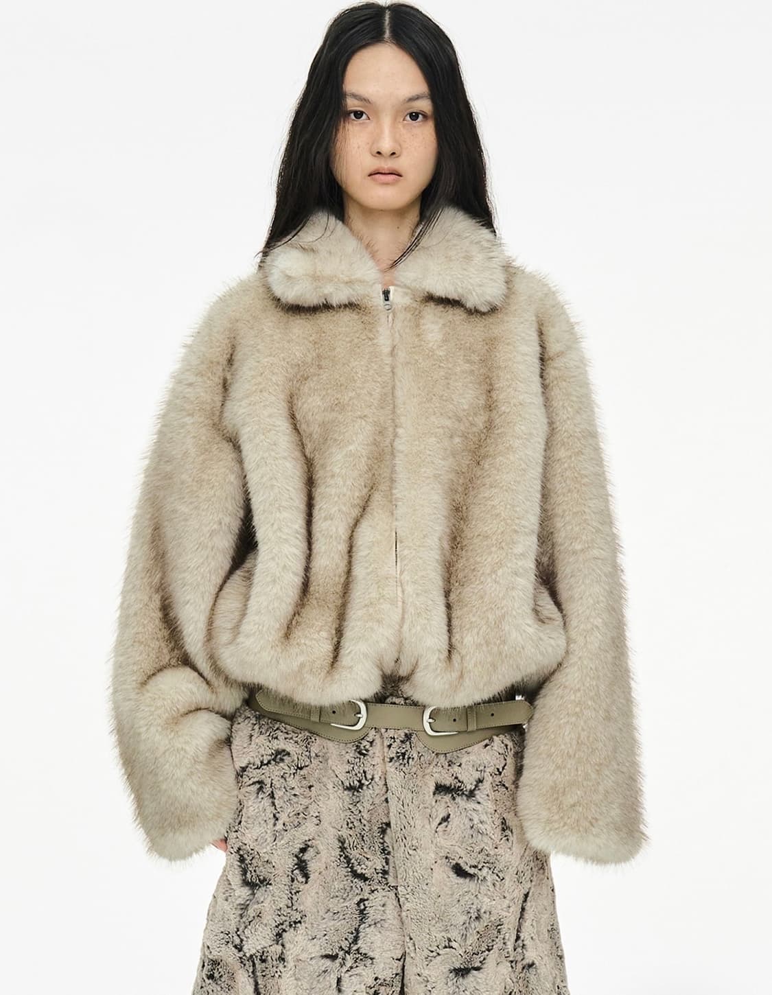 세릭 퍼 자켓 상품이미지1