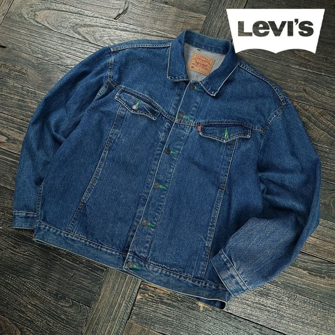 [리바이스] 오버핏 데님 자켓 청자켓 M19594 상품이미지1