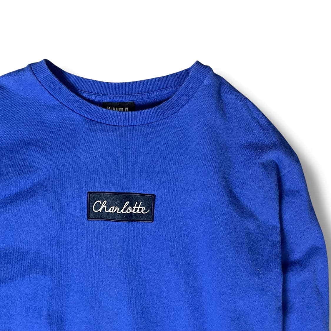 NBA 샬럿 호네츠 블루 크루넥 맨투맨 XL 상품이미지3