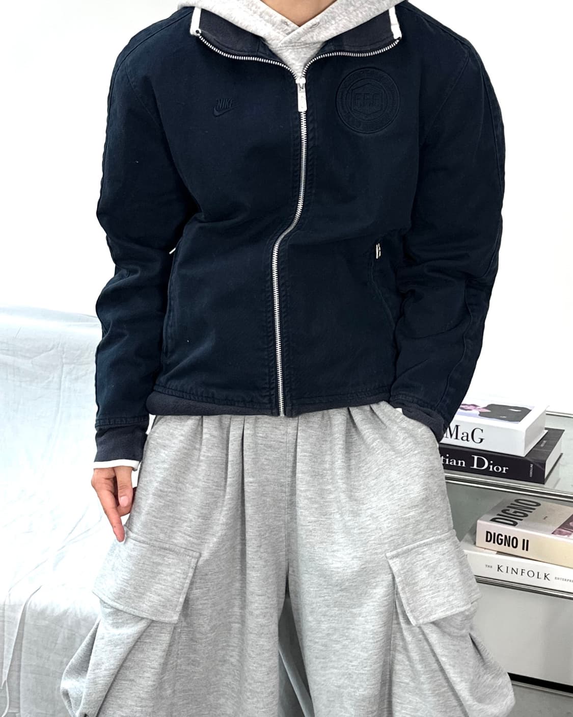 나이키 프랑스 국대 트랙탑 워크 자켓 M 상품이미지2