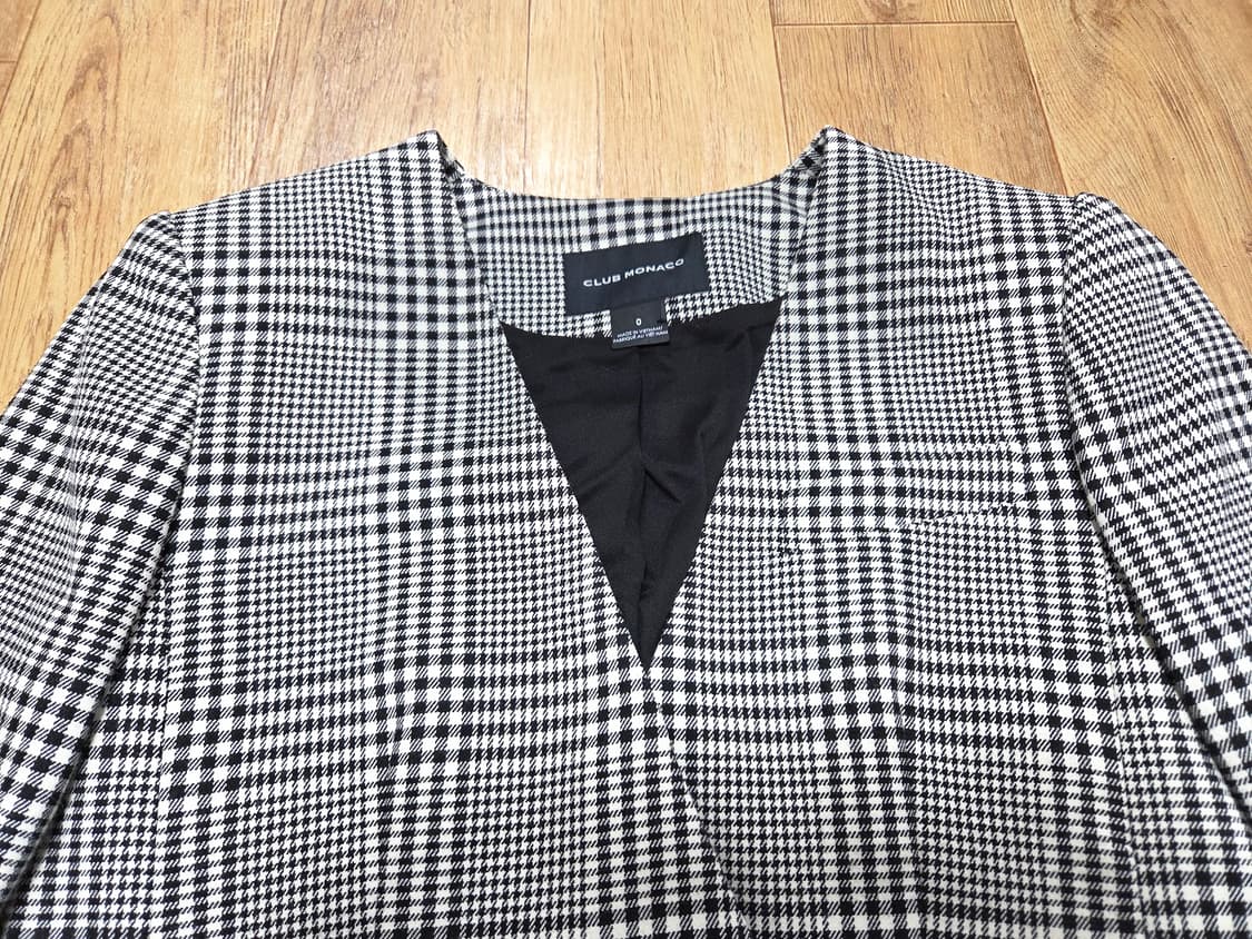 클럽모나코(Club Monaco) 더블 체크자켓 44-55 상품이미지4