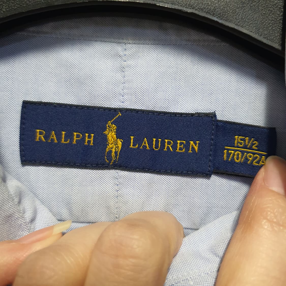 폴로 랄프로렌 반팔 옥스포드 셔츠 블루  상품이미지4