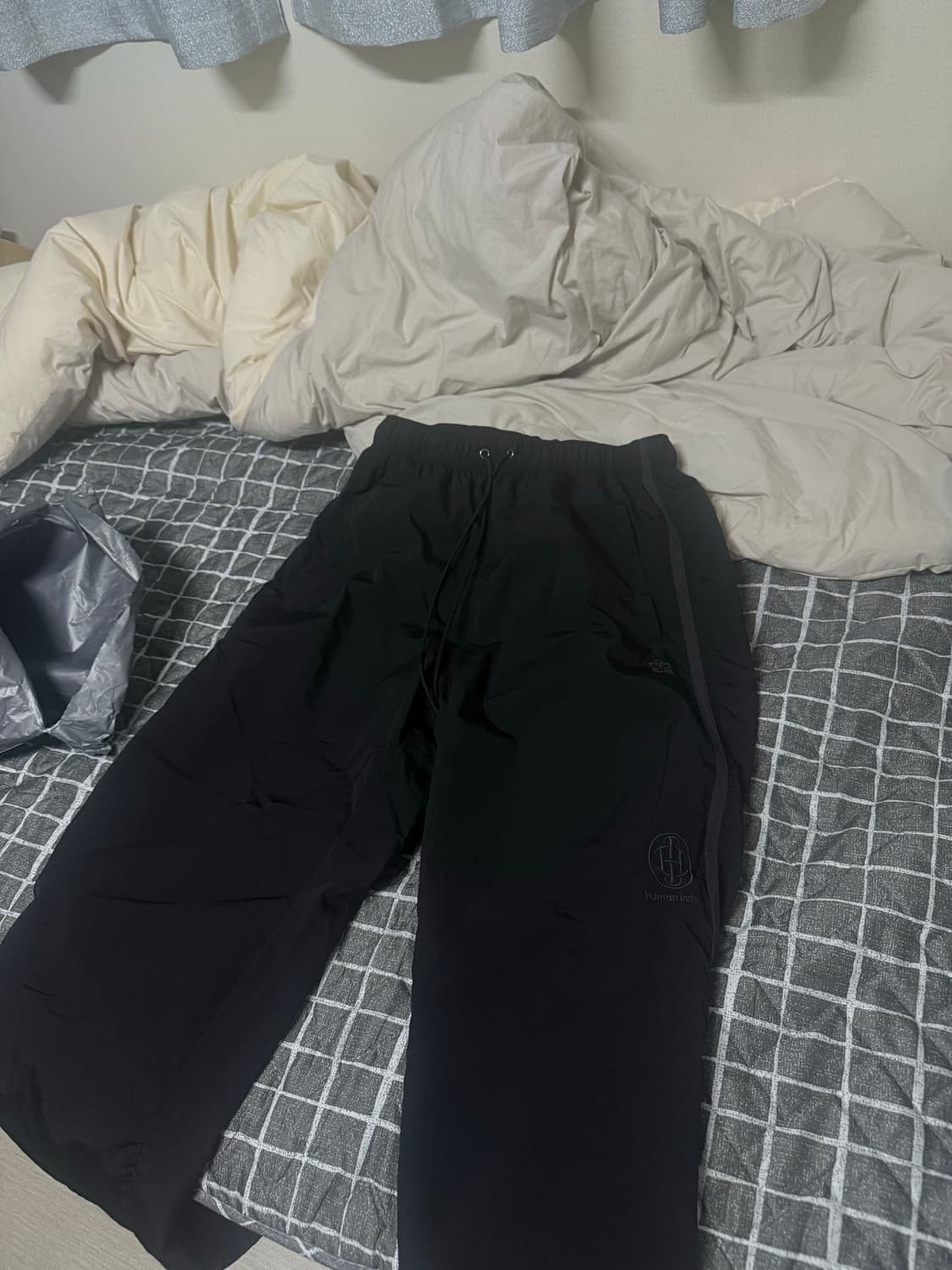 폴리테루 휴먼인덱스 트랙팬츠 블랙:퍼플 상품이미지2