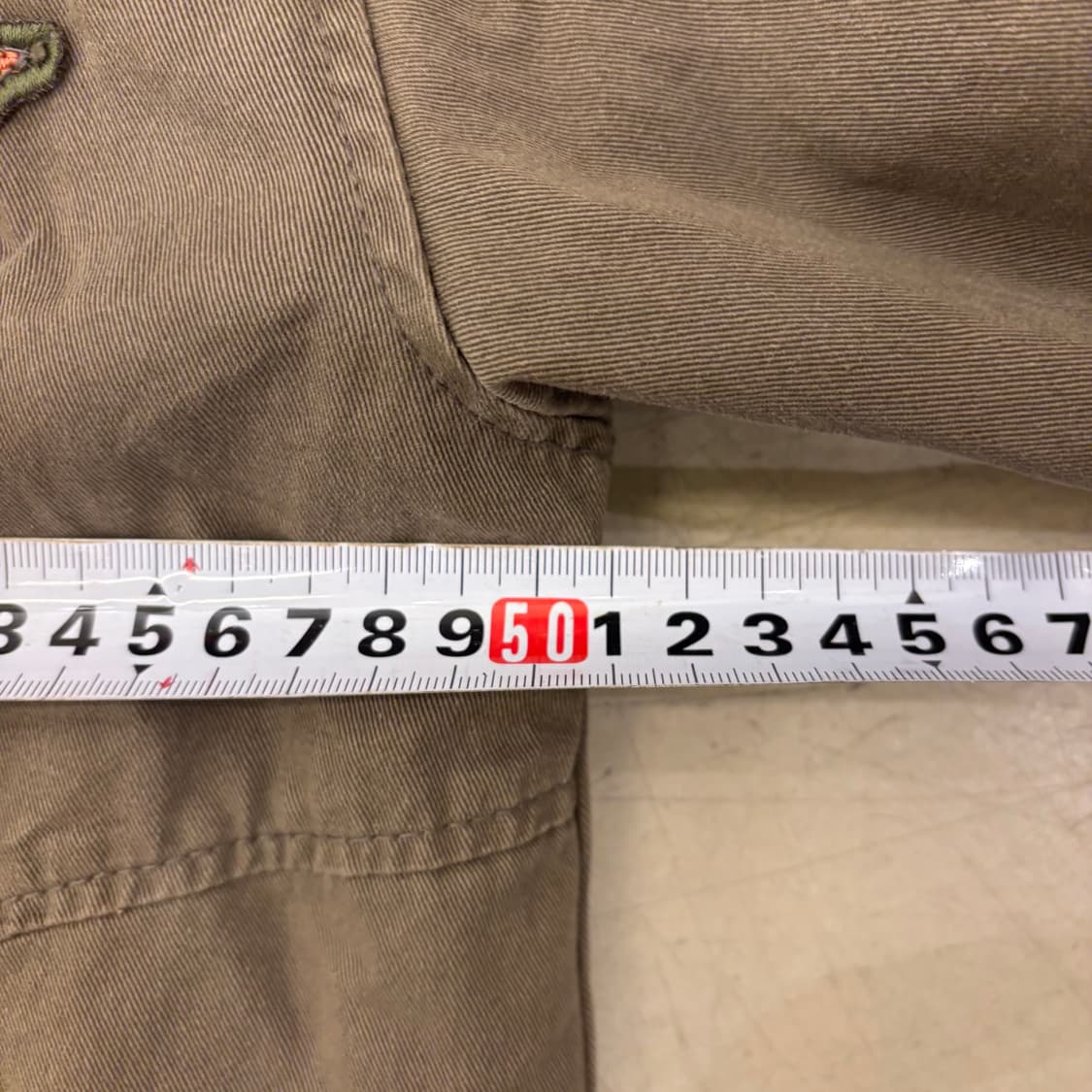 빈티지 패치워크 브라운 항공 점퍼 상품이미지5