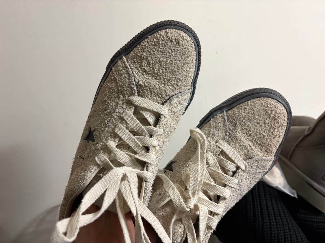 컨버스 원스타 프로 로우 스웨이드 에그렛 블랙 상품이미지6