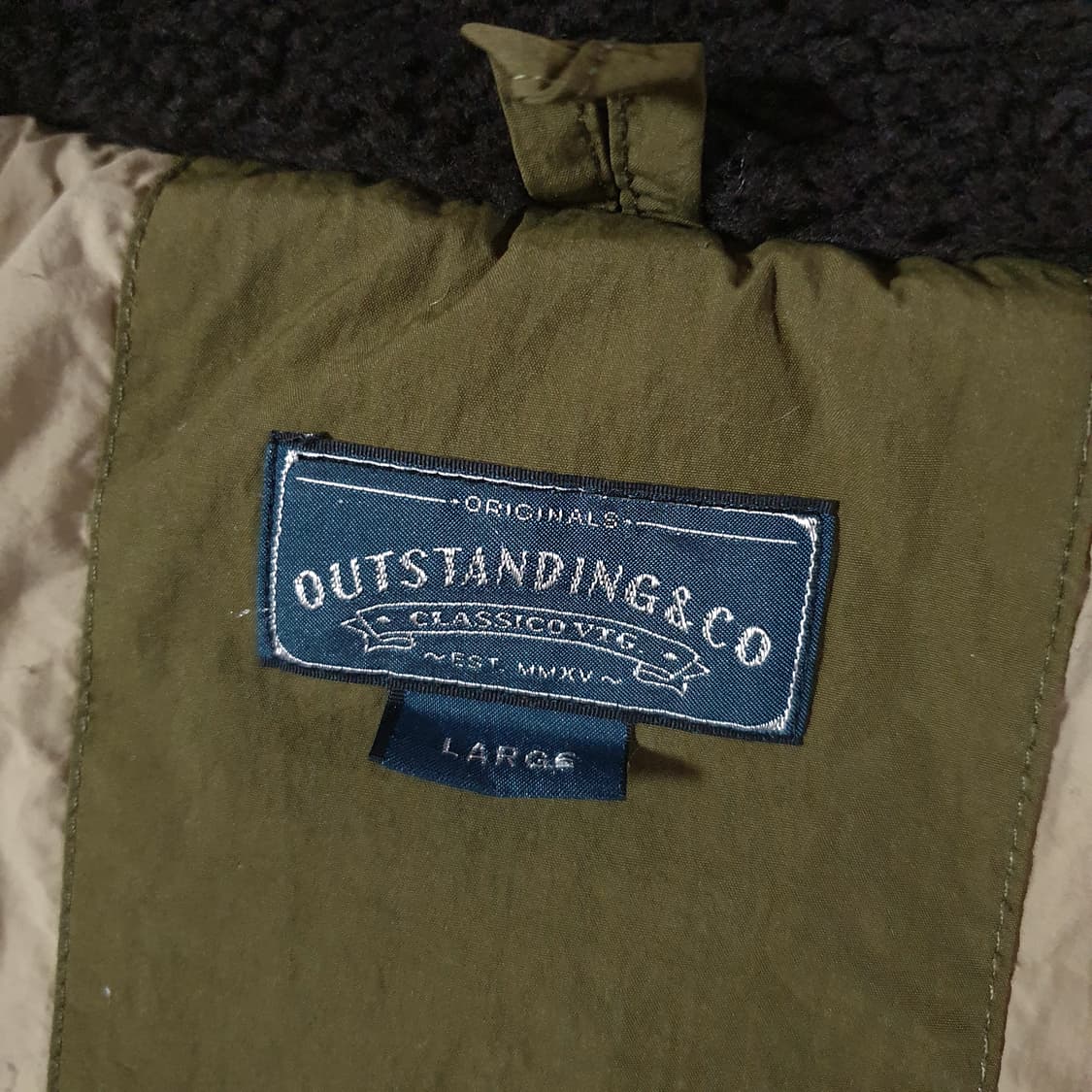 L 아웃스탠딩 무통 구스다운 파카 패딩 자켓 올리브그린 상품이미지8