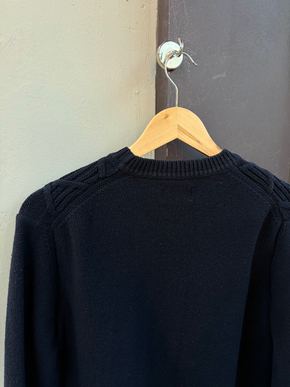 M/ 바버 피셔맨 아란 울 니트 상품이미지7