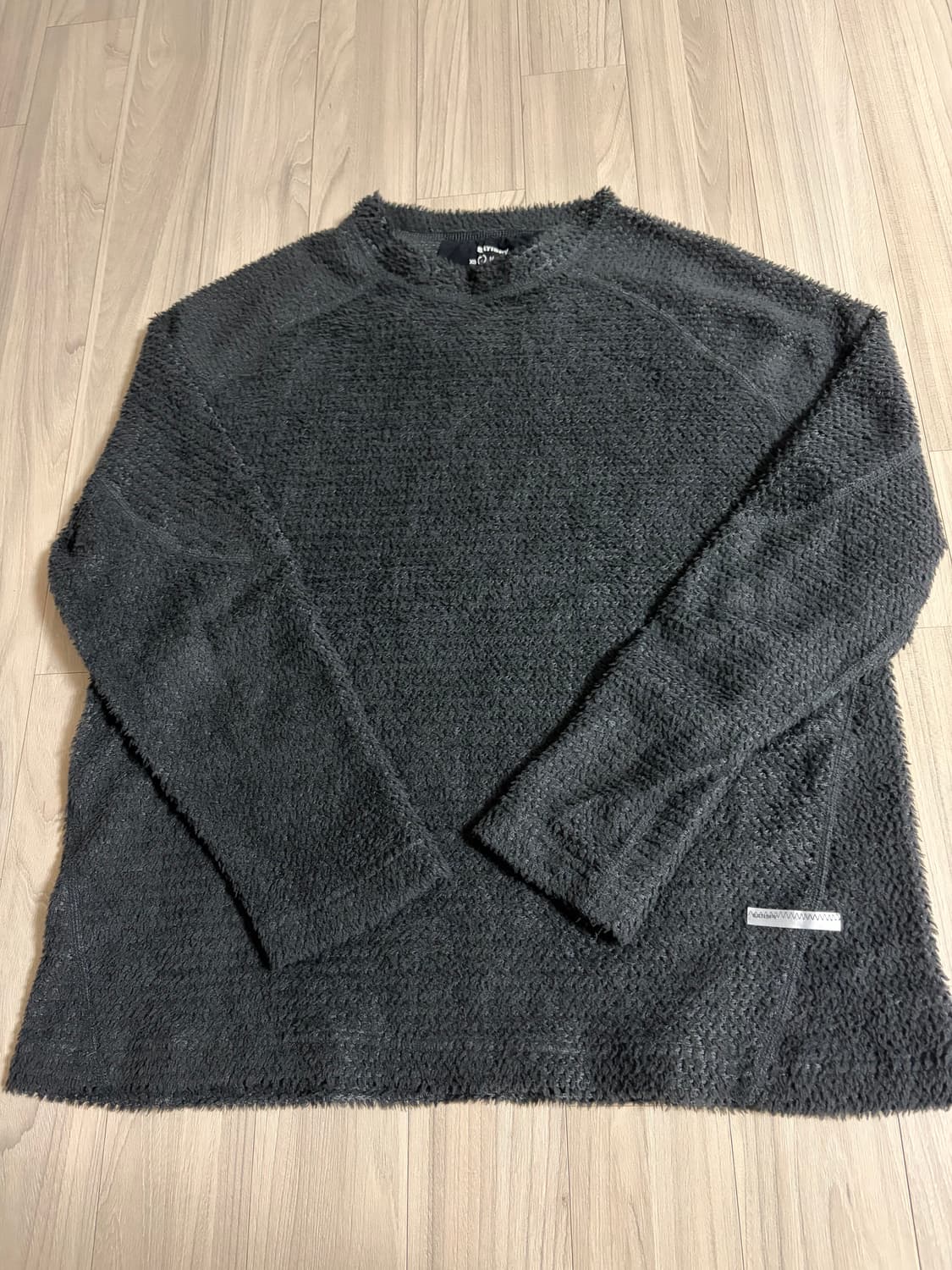 [S] 새티스파이 퍼즈플리스 AD 롱 티 후리스 팬텀 블랙 satisfy 상품이미지1