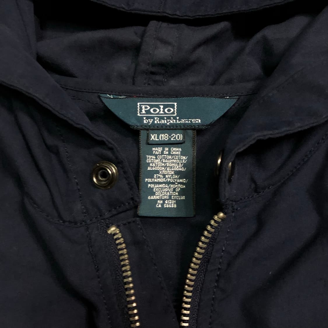 폴로 랄프로렌 빅포니 대장급 네이비 후드자켓 상품이미지4
