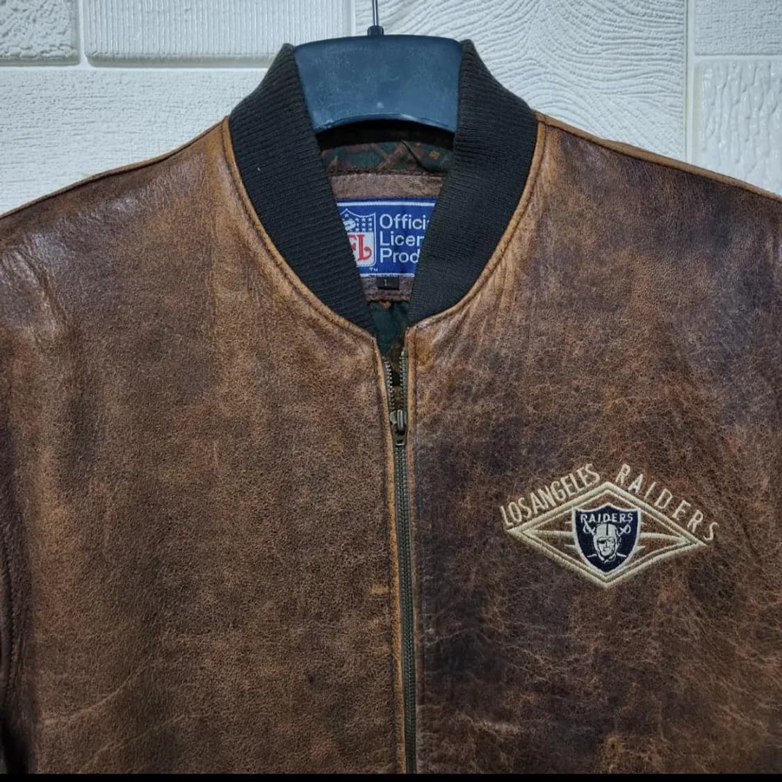 90s NFL 공식 가죽자켓 상품이미지1