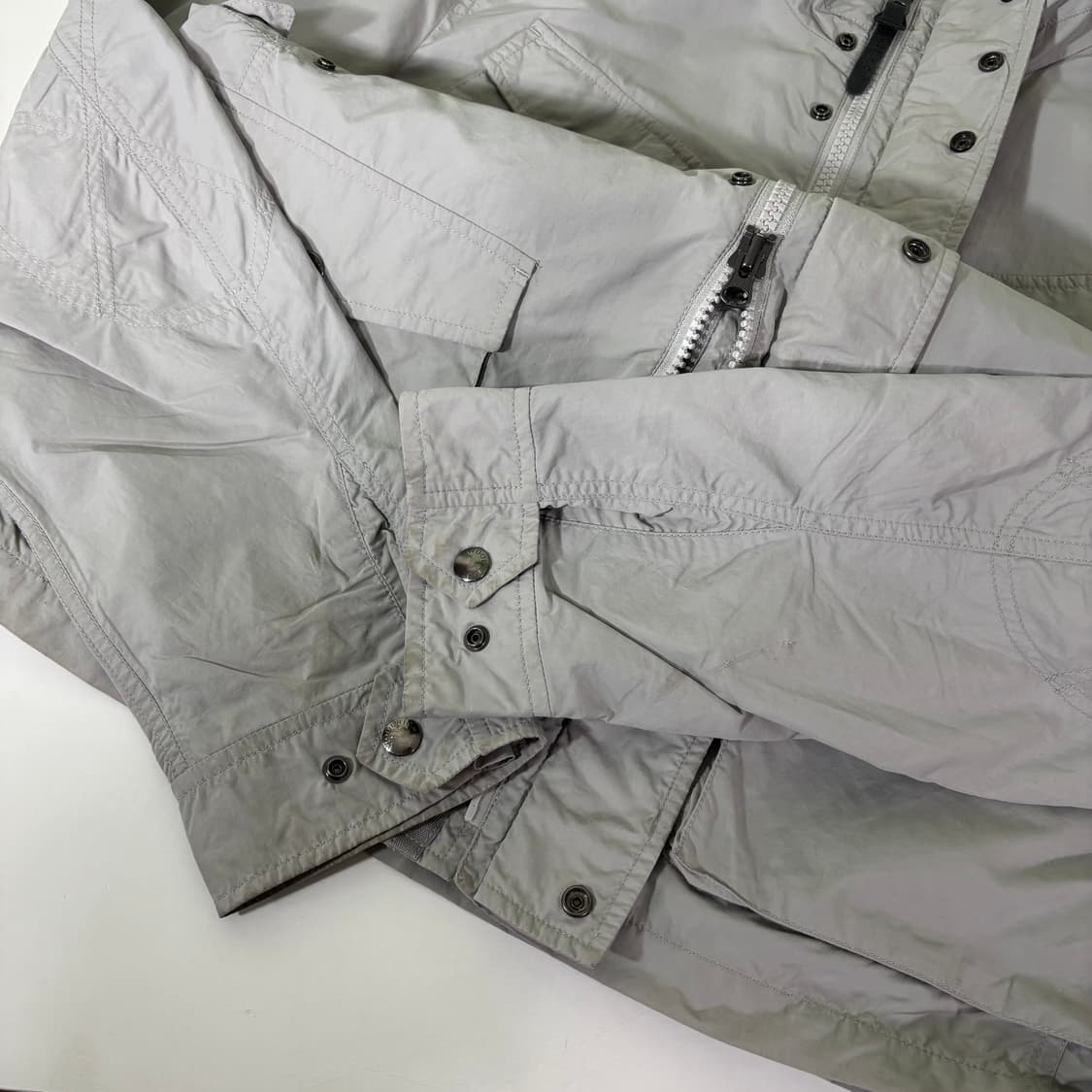 L 울리치 라이트그레이 바람막이 야상자켓 상품이미지3