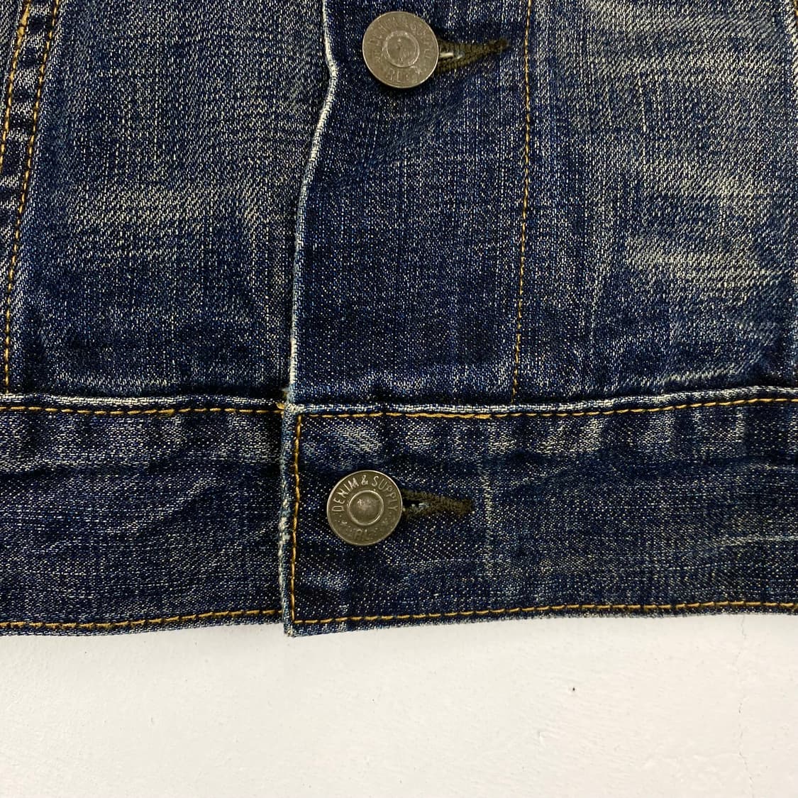 폴로 데님&서플라이 성조기 양털 데님 트러커 자켓 (98) 상품이미지6