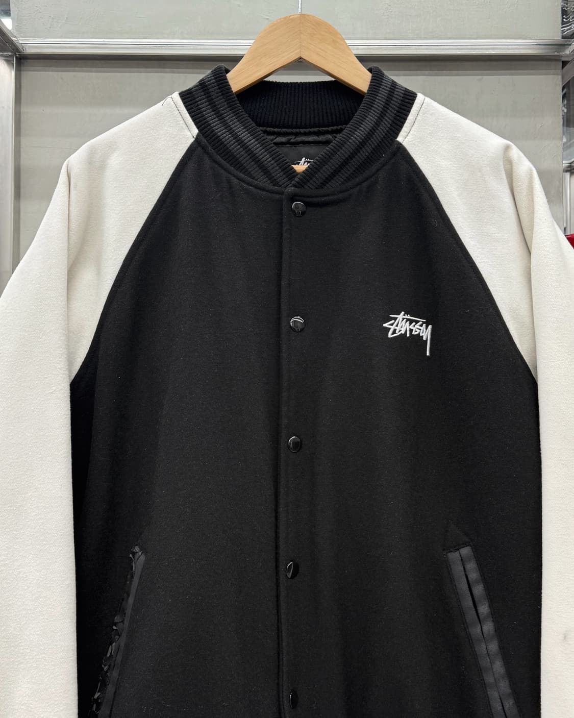 스투시 SS 링크 엠브로이더리 울 바시티 자켓 상품이미지6