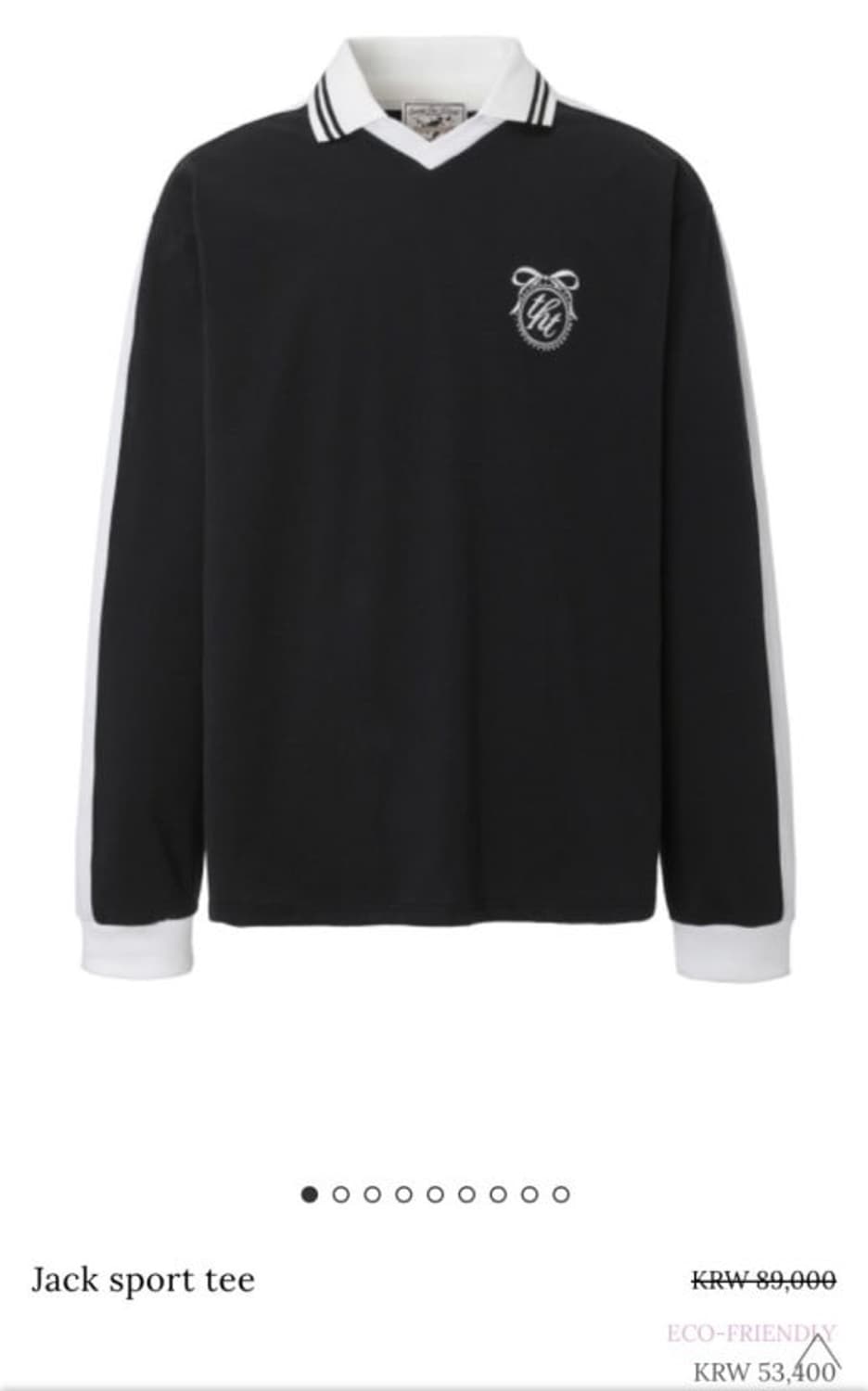 쓰리타임즈 jack sport tee black 상품이미지2