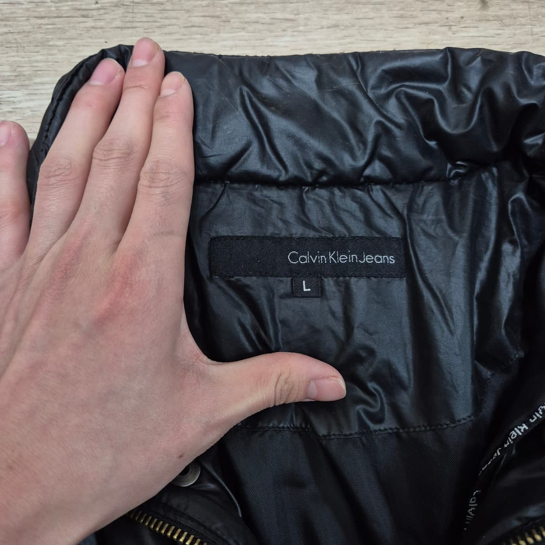 캘빈클라인 진스 퀼팅 경량패딩 점퍼 L(100) 상품이미지5