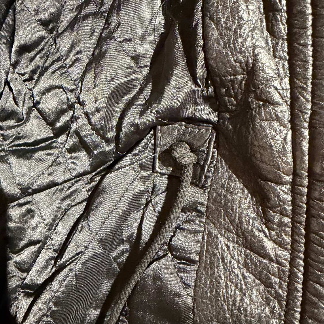 유니버시티 재팬 탄창 헤비 소가죽 헌팅 자켓 M 100 상품이미지7