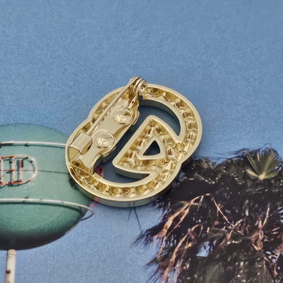 B07 구찌 빈티지 업사이클링 브로치 상품이미지2