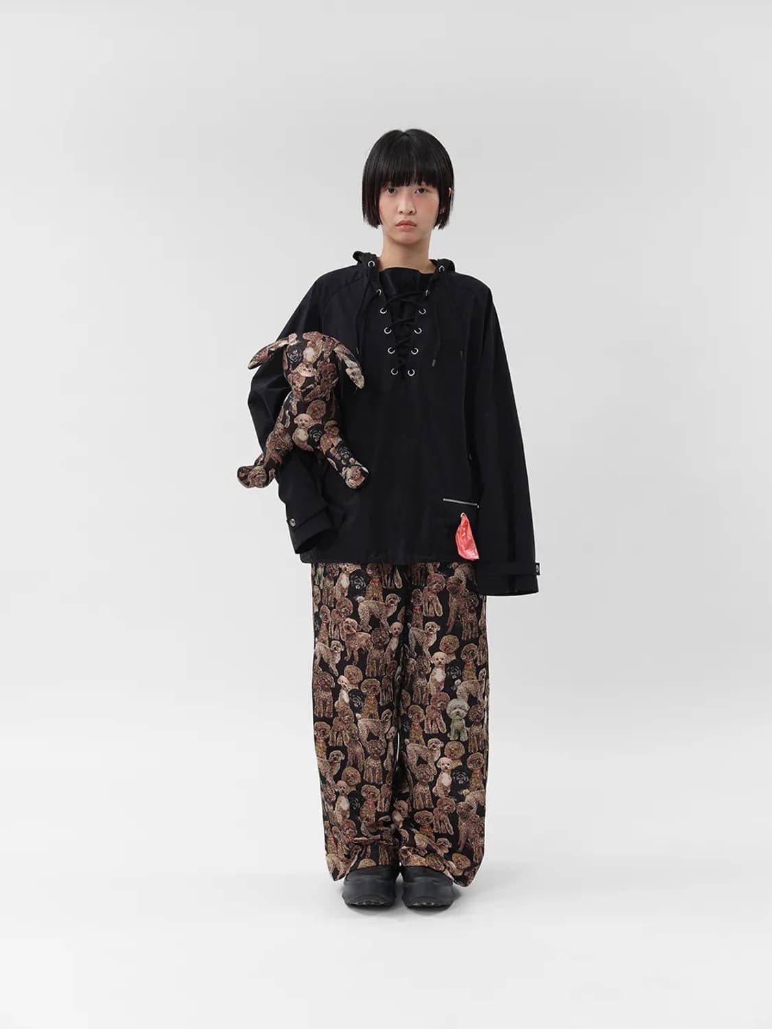 복복 도그 산보 아노락 (블랙) 상품이미지1